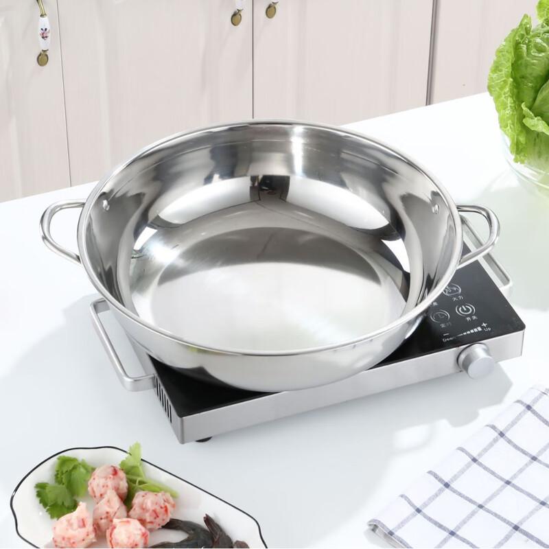 ZISIZ Thickened 304 Stainless Steel Hot Pot