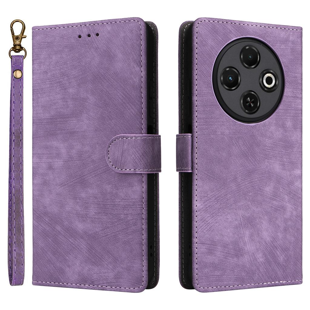 Für TECNO Spark 30C 4G kL5n Brieftasche Hülle RFID-Blockierung PU-Leder Abdeckung Ständer Ansicht