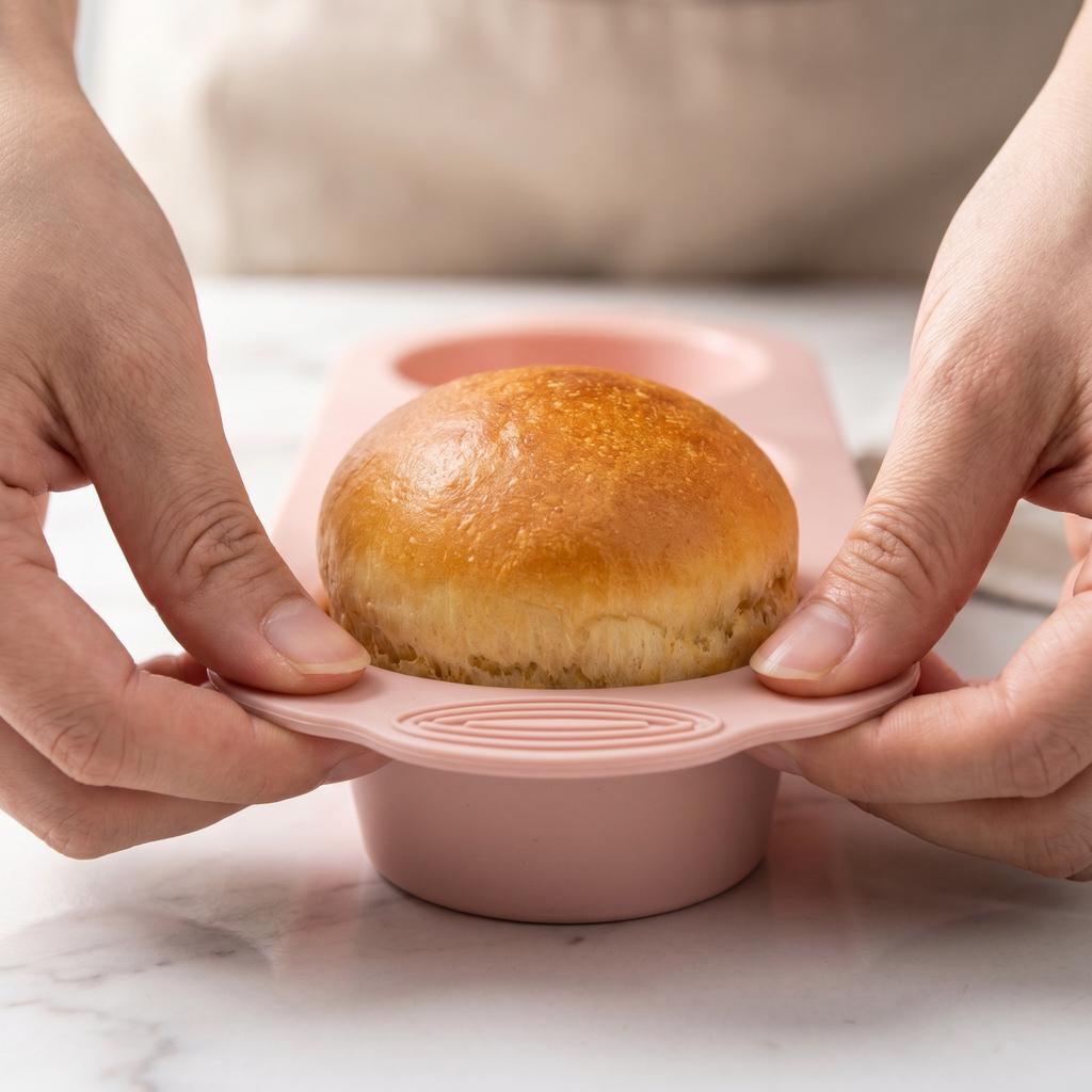 Silicone Baking Pan 10 Inch - Non-Stick Round for Oven, -Free Bakeware for, Pastries and Cakes