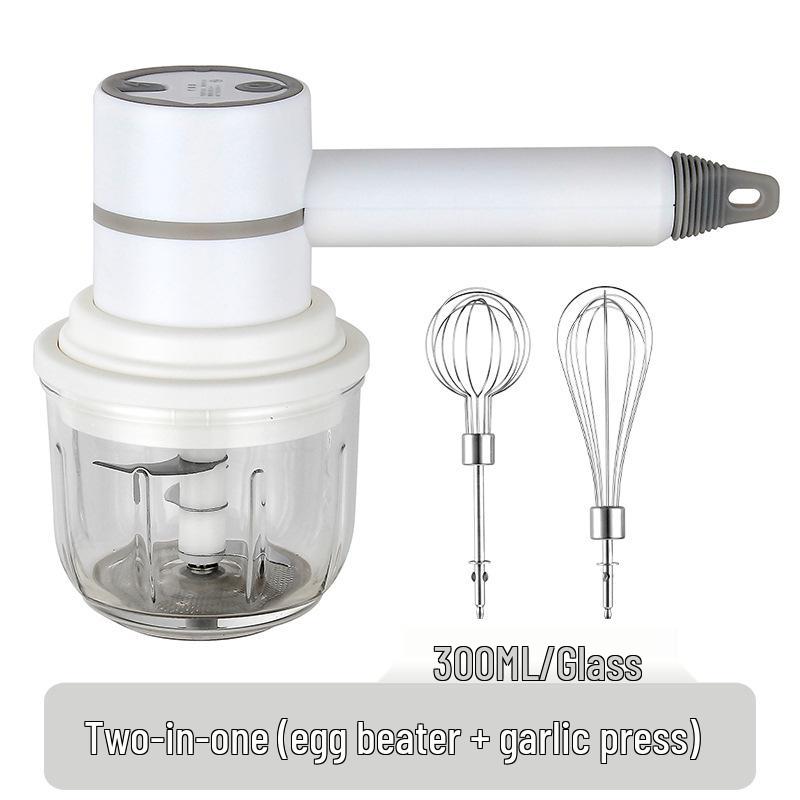 Elektrisk hvitløks- og kjøttkvern: Mini matkutter, kvern og skreller for husholdnings- og babymat