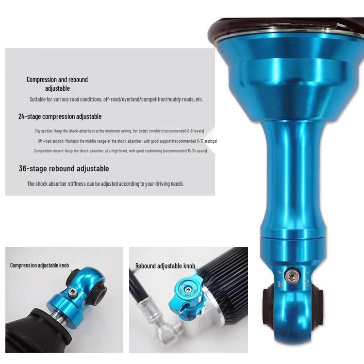 Adjustable Shock Absorber & 2-Inch Lift Kit for RAM1500 Pickup