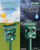 Ultrasonic Solar Animal Repellent Upgraded Version Pest Control Cat Alarm Bird Animal Pest Cat Dog Rodent 3000mAh Large Capacity Standby USB Solar