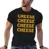 Cheese Words T-Shirt Christmas Casual Short Sleeve Top