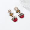 Vintage Daisy Flower Earrings For Women Personality Bohemia Long Drop Earrings Holiday Party Jewelry Accessories Gifts