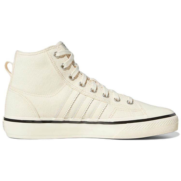 Adidas Nizza High RF 74 Ecru Tint Unisex Tenisky Krémová Krémově bílá Jádrově černá GX8347