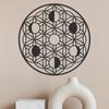 1 Stück Mondphasen Metall Wandkunst Heilige Geometrie Yoga Dekor Gold Silber Schwarz Heimszene Themenparty Dekoration Ideales Geschenk Einweihung