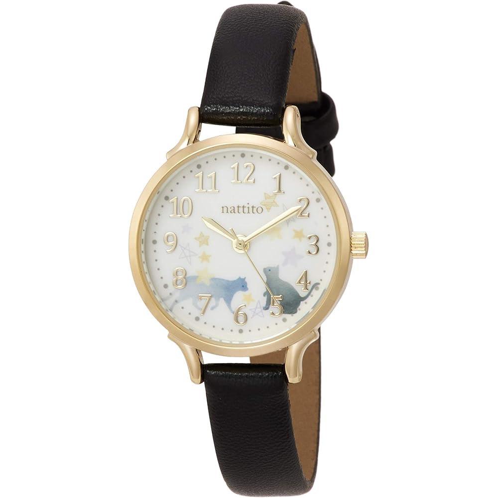 Fieldwork Analog Watch Syrup Leather Strap GY006-5 Women s Black