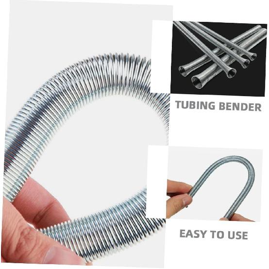 7pcs Set Spring Bender Spring Tube Bender Pvc Brake Line Bending Tool Spring Tool Spring Tube Bender 1/4 Bender Tubing Bender Spring Tube Bender 3/4