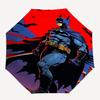 1pc Batman, Full Moon Automatic Folding Umbrella - Compact 8-Rib Design, Durable Plastic & Iron1040L