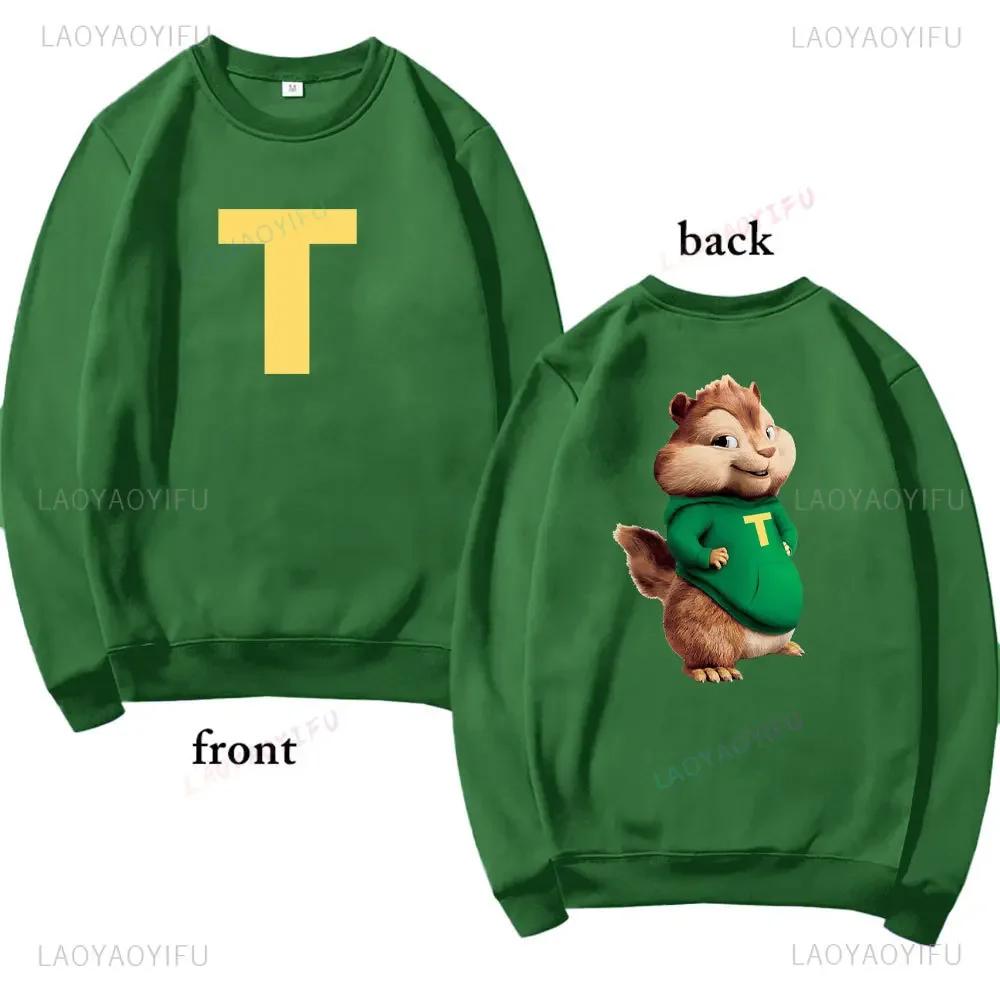 Alvin and The Chipmunks: The Squeakquel's Pullover Woman Manfashion Drop Shoulder Hoodie Is Available for Best Friend Sweatshirt