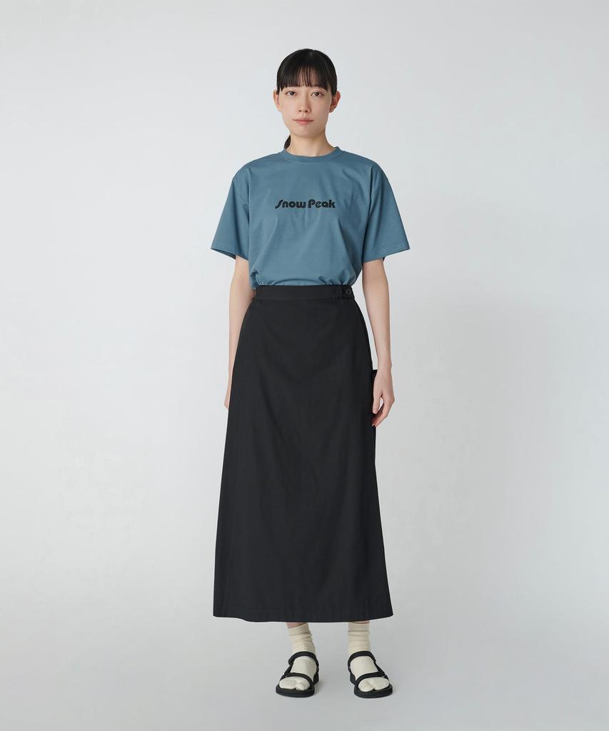 Snow Peak TAKIBI Light Ripstop Size Perfect for and Outdoor Skirt, 1, BLACK, SK-25SW102, Festivals, Camping, Activities.