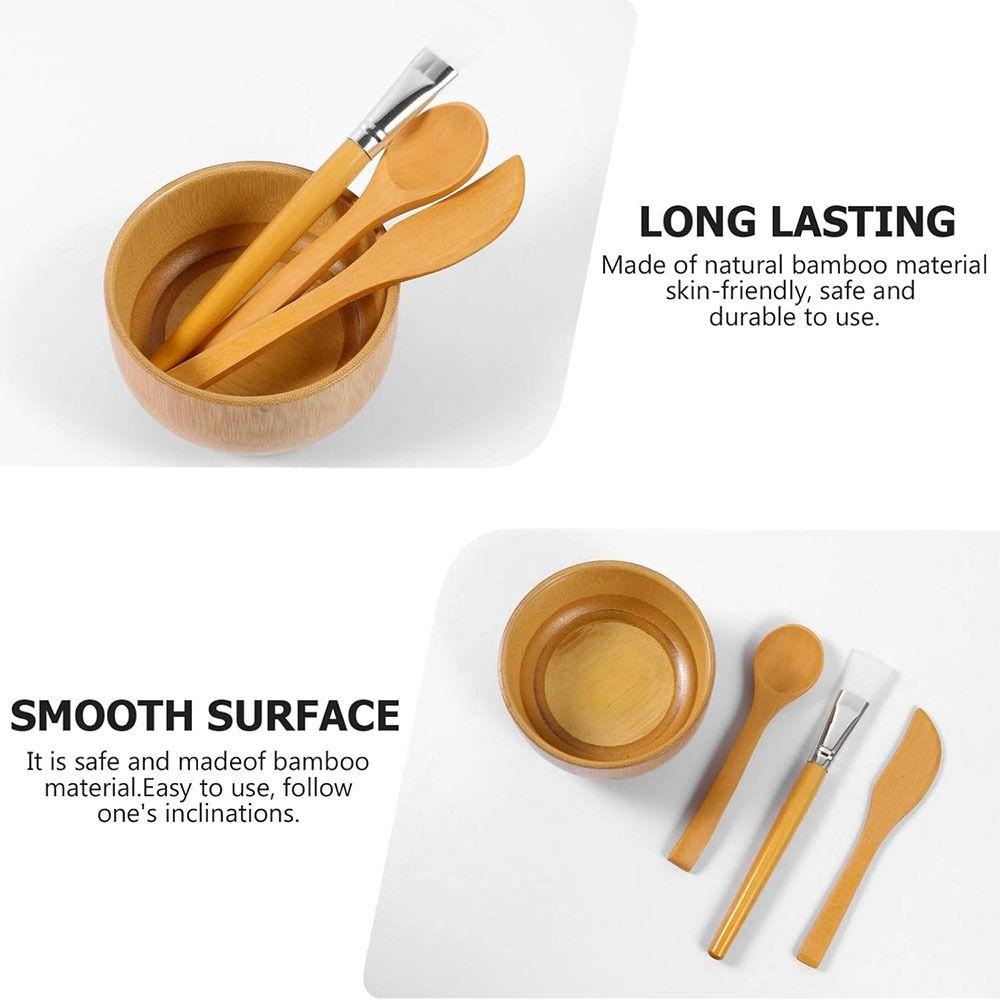 4pcs/set Portable Facemask Mixing Tool Kit Multifunctional Diy Facial Tools  Mud Mask