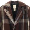 DIESEL check coat M Brown Men's Used