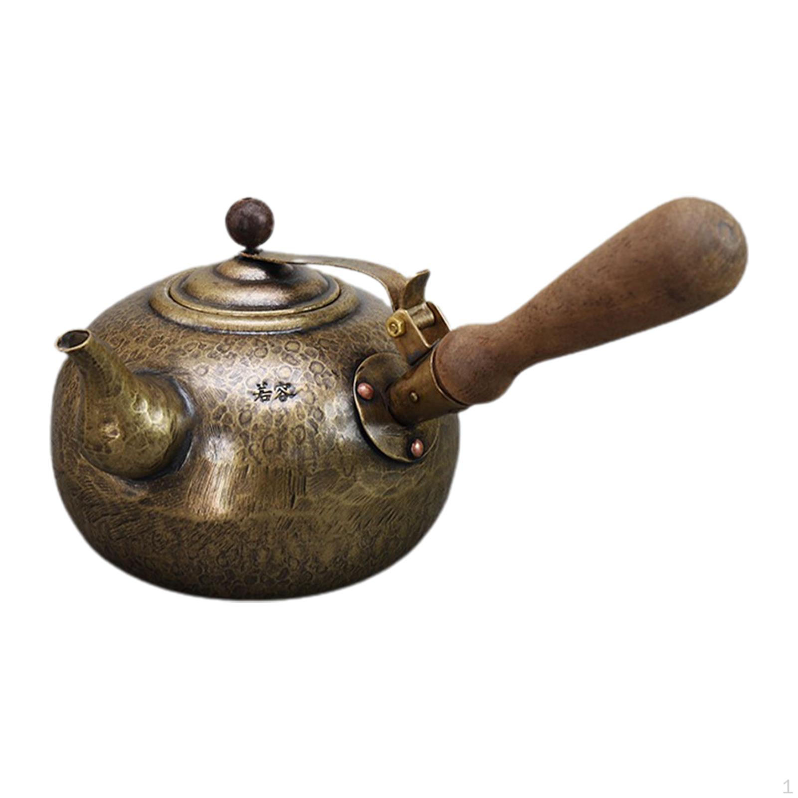 

Боковой чайник для чая Китайский чайник кунг-фу Многофункциональный японский чайник Чайная комната Bronze