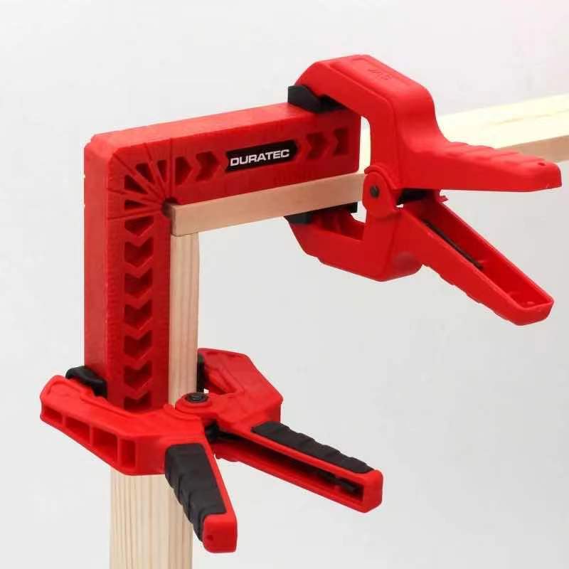 Heavy Duty Woodworking Spring Clamp 2/3/4 Inch Plastic Nylon Grip Strong A Type Carpenter Clip Tool Gripper for Wood Clamping