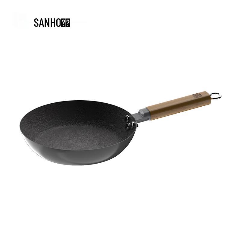 SANHO 24cm Nitrided Iron Non-Stick Frying Pan