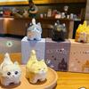 Q Version Cat Model Figurines Decoration Cat Family Car Ornament Kawaii Cat Anime Figure