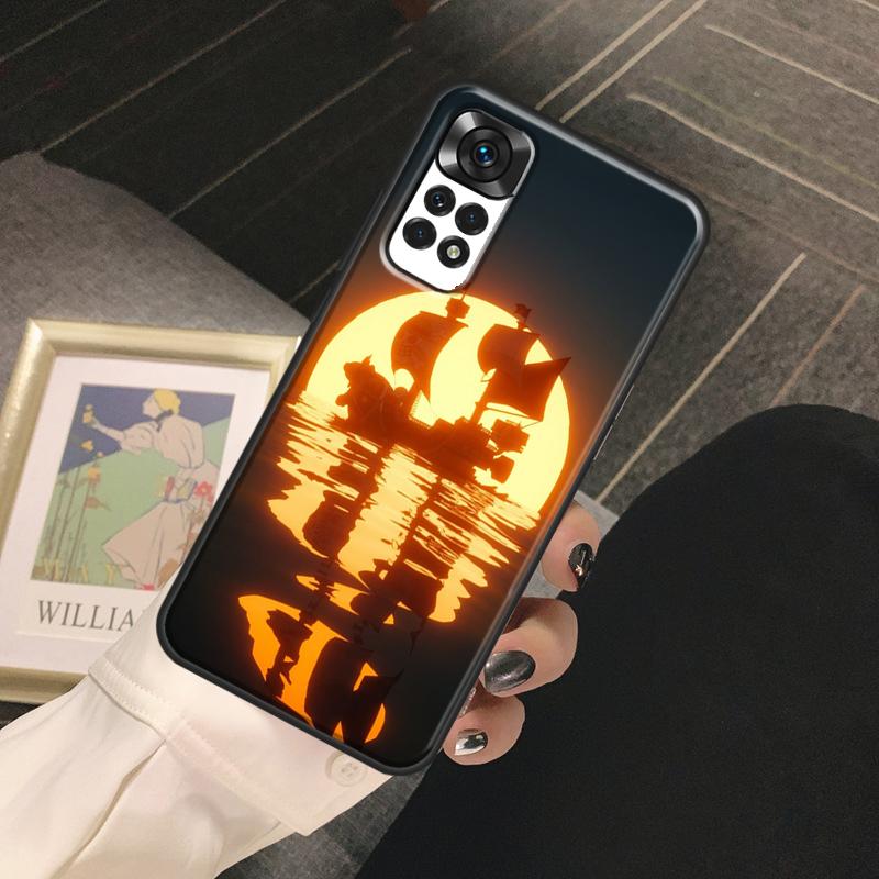 Sailing Pirate Ship Funda For Xiaomi Redmi Note 14 13 Pro 9 10 11 12 Pro 10S 11S 12S Redmi 13C 10C 12C 14C Case