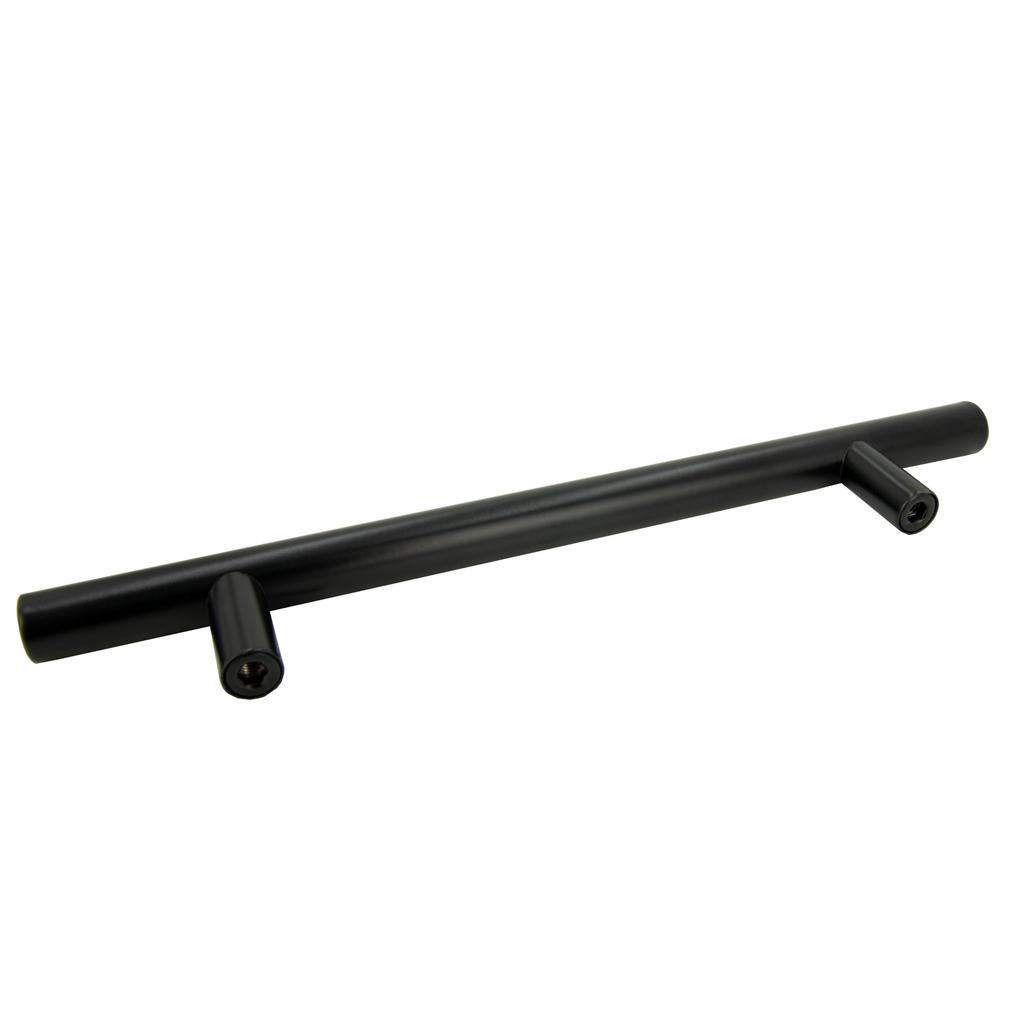 10 X Furniture Handle Railing 128 Mm Black
