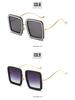 2022 Trendy Square Sunglasses - European & American Influencer Style, Flashy Diamond Design, Fun & Chic for Women