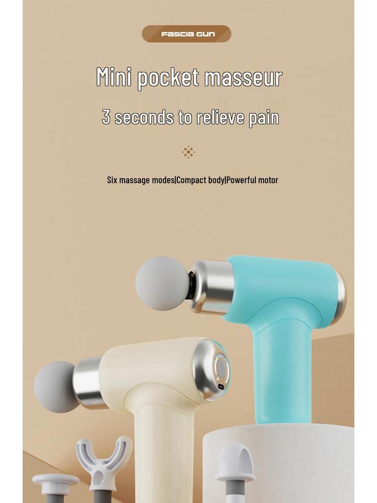 Mini Fascia Massager: Professional-Grade Muscle Relaxation for Neck and Body, Suitable for Men and Women.