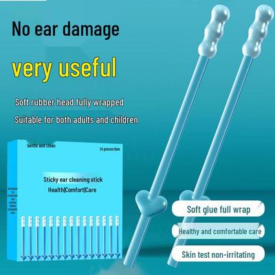 Disposable Gentle Sticky Ear Pick for Children - Safe Ear Cleaning Cotton Swabs