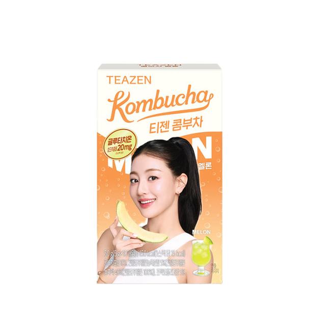 Teazen Kombucha Melon Glutathione 30 Sticks, Plum Alpha-CD 30 Sticks (12 Options)