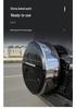 Stainless Steel Rear Spare Tire Cover for Beijing BJ40E (13-26 Models) - Extended Range Version