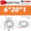 4.8 Grade Galvanized Flat Washer, M3-M14, Thickened Iron Gasket