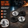 2 Pair Plated Surface Grinder Flange Set Threaded Design Grinder Shaft Nut  For Makita 6100
