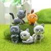 6pcs/set Succulent Micro Landscape Accessories Meat Potted Plants Decorative Ornaments