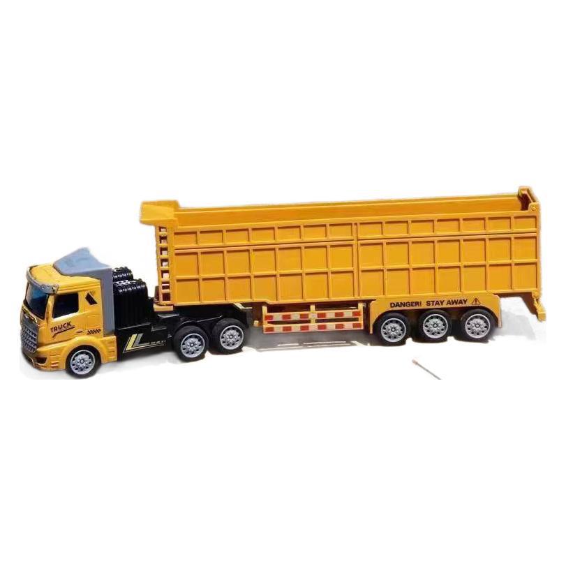 Wireless Remote Control Semi-Trailer Truck: Heavy Transport, Dump, Oil Tanker, Boy's Model Toy