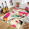 Colorful Abstract Graffiti Carpet for Living Room Bedroom Kitchen Doormat Non Slip Mat for Living Room Bedroom Study Home Decor