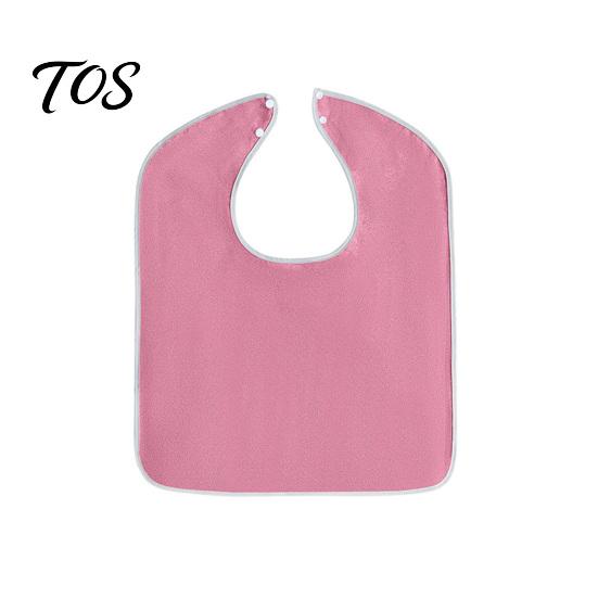 Large Bibs for Eating Adult Bib, Solid Color Waterproof Clothing Protector, with Deep Crumb Washable Feeding Catcher Design, Adjustable Snap S