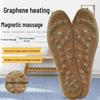 Breathable Magnetic Therapy Acupoint Massage Insoles with Heating Pads