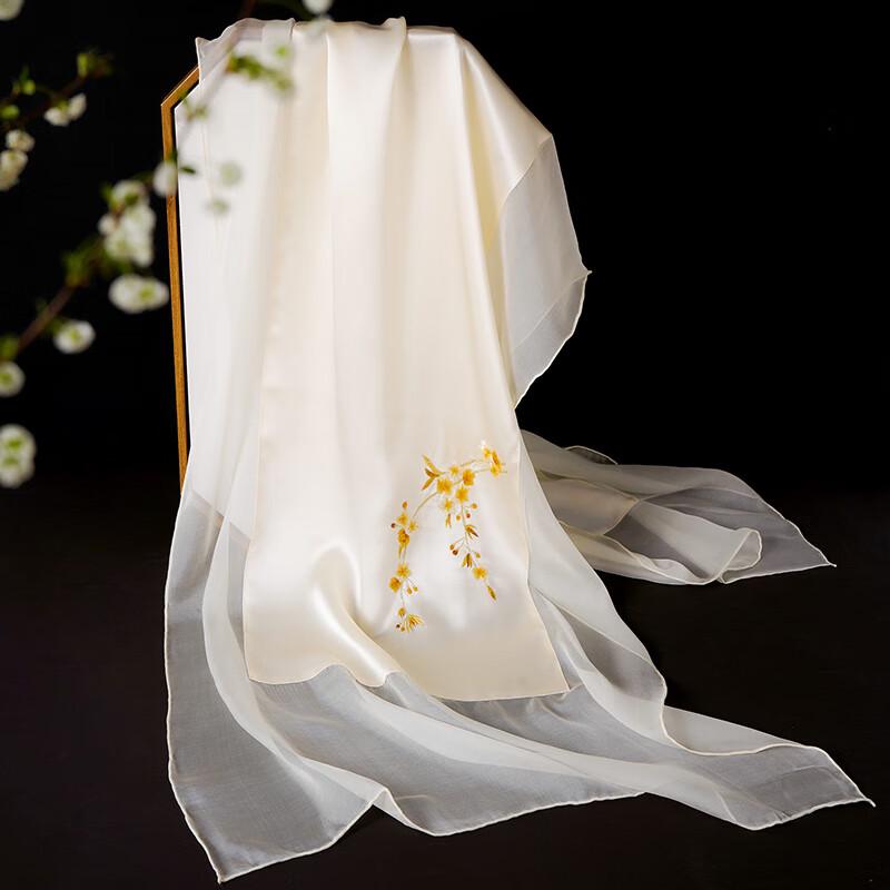 Hang Silu Elegant Mulberry Silk Scarf & Shawl