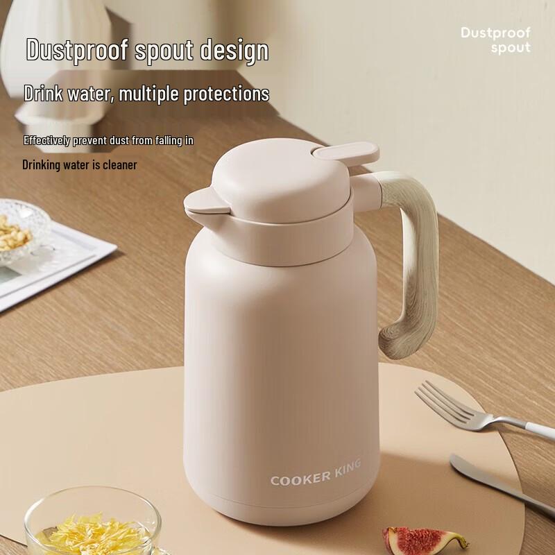 COOKER KING 1L Insulated Glass Kettle
