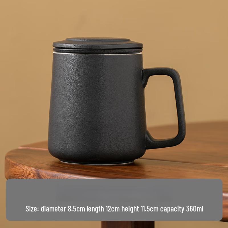 TLAKEHO Ceramic Tea Separation Mug