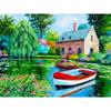 5D DIY Lake Diamond Painting Color Scenery Tree Diamond Embroidery Rhinestone Crafts Full Round Drill Home Decor Art Gift