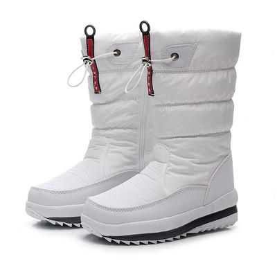 New Winter Cotton Shoes Women's Comfortable Warm Medium Tube Cotton Boots Velvet Snow Boots Non-slip Waterproof Outdoor