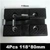 4 Pcs Rubber Car Lift Pad Heavy Duty Hold Up To Sharp Sub-frames and Pinch Weld Points
