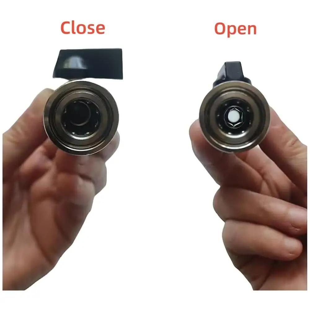 High Pressure Wash M22 Swivel Connnector With Ball Valve Switch On/off Function For Water Outlet Or Wash Gun