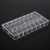 16 Grid Transparent Acrylic Larger Compact Organizer Power Eyebrow Powder Holder Store Box