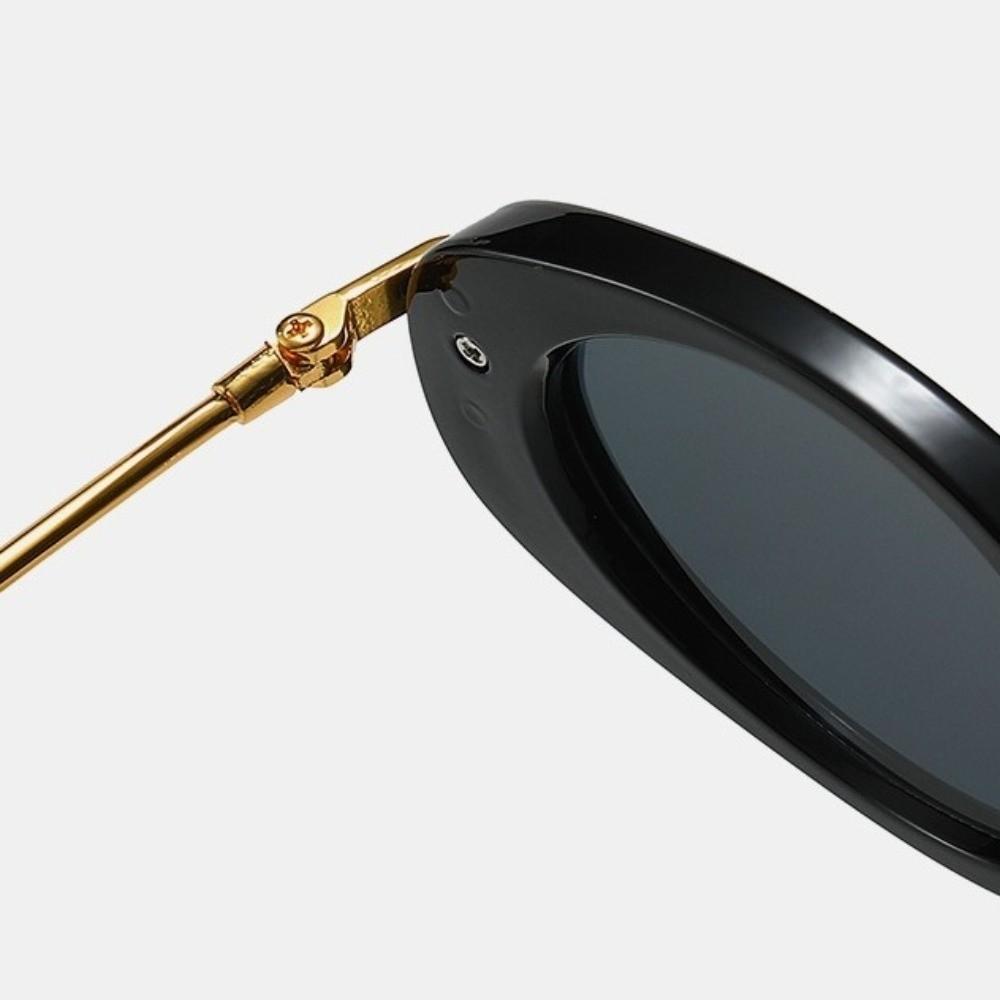 Small Frame Retro Oval Sunglasses Vintage UV Protection Sunglasses  Men Use
