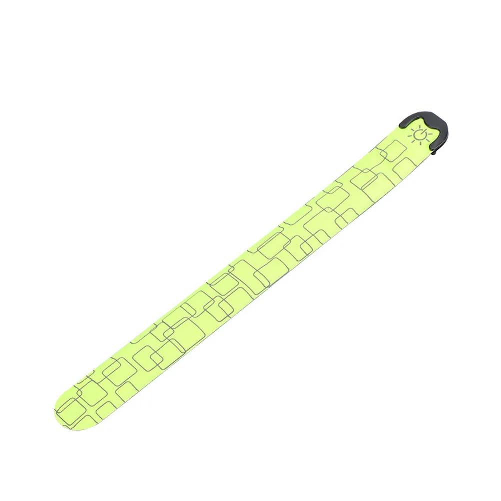 LED Wrist Band High Brightness Decorative Rechargeable LED Slap Glowing Night Running Armband Bracelet for Outdoor Wristband