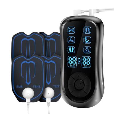 Electric EMS Muscle Stimulator Tens Unit Muscle Stimulator Pads Acupuncture Body Back Massager EMS Therapy Machine Pain Relief