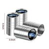 snpwz4 4PCS Metal Car Wheel Tire Valve Cover Stem Caps Accessories Auto Styling For Ford Focus Mk3 Mondeo Mk4 Fusion Ranger Mustang ST