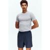 H M dryMove 4 Part Sport sHorts Navy Blue