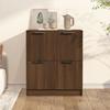 Buffet - Oak - 60x30x70 Cm - 4 Doors - Engineered Wood - Contemporary Style