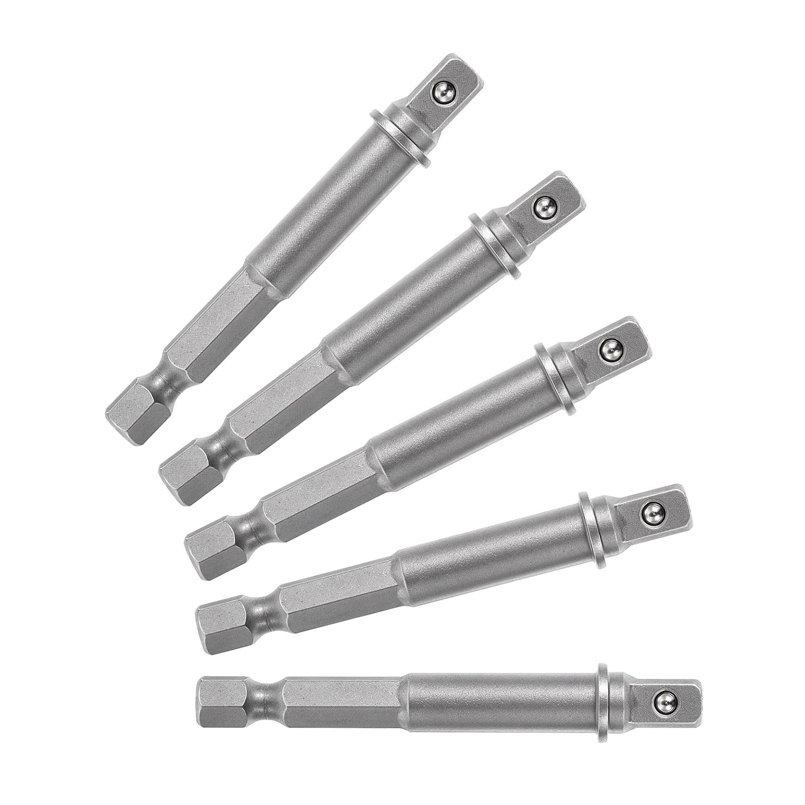 

5 шт. адаптер для торцевого ключа на 1/4-дюймовый квадратный шестигранный адаптер на 1/4-дюймовый набор гаечных ключей с удлинителем